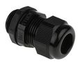 Cable Gland, 6 ... 12mm, M20, Polyamide 6.6, Black, Pack of 5 pieces